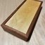 Petite boîte genre plumier ; bubinga .