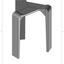 Tabouret design queues droites