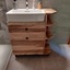 Meuble de salle de bain texturé