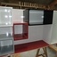 Un bureau  / tv laqué pour un studio