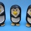 Sculpture de manchots / pingouins