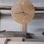 Horloge chêne & sycomore