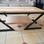 Table basse bois et acier