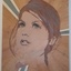 Marqueterie -Portrait Pop - 60cm x 50 cm