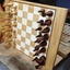 Jeu d'échecs magnétique en bois massif - Plateau et pièces