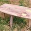 Table basse en noyer