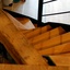 Fabrication d'un escalier quart tournant balancé acier bois