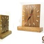 Horloge en bois tropical