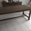 Table en laméllé collé chêne