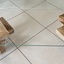 Table basse nœud de Trèfle en noyer