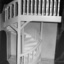 Maquette d exercice d un escalier hélicoïdal en carton plume