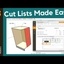 Cutlists made easy!