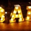 Lettres 3D luminueuses