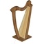 3D sketchup de la Harpe celtique 34 cordes