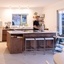Cuisine en placage de noyer