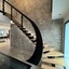 Escalier limon central