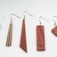 Boucles d'oreilles en bois