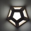 Lampe pentagonale