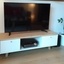 Meuble TV MDF chêne scandinave