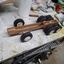 Berliet benne Norev agrandi en bois