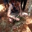 Apprentissage à la fabrication d'un panier au Togo