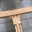 Table avec allonges en bois