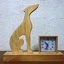 Horloge décorative silhouette Greyhound