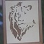Lion chantourné