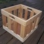 Caisse à lait en bois de palettes