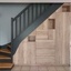 Aménagement sous escalier avec niches intégrées !