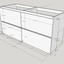 Plan Sketchup meuble de salle de bain