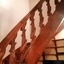 Mon escalier débillardé louis XIV à balustres chantournés droits et rampants
