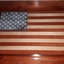 Plateau drapeau américain