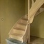 Escalier pour la rénovation d'une vieille ferme en pierre du pays