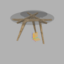 Table ronde tripode