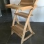 Chaise haute bebe bois