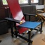 Chaise bleue et rouge de Gerrit Rietveld