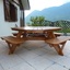 Table terrasse 8 places en acacia