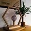 Lampe hexagone