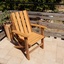 Fauteuil de jardin bicolore