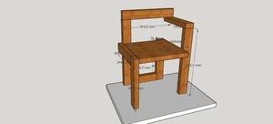 Chaise steltman modifiée