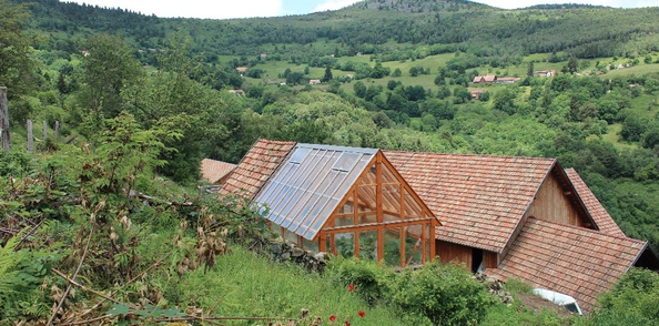 Serre de maraîchage à ossature bois