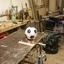 Voici  le prototypes fini de mon ballon en bois